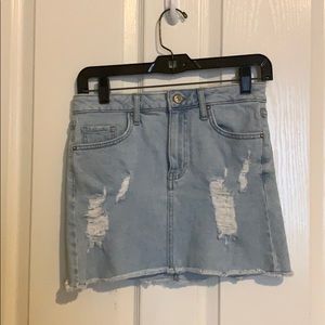 F21 Denim skirt